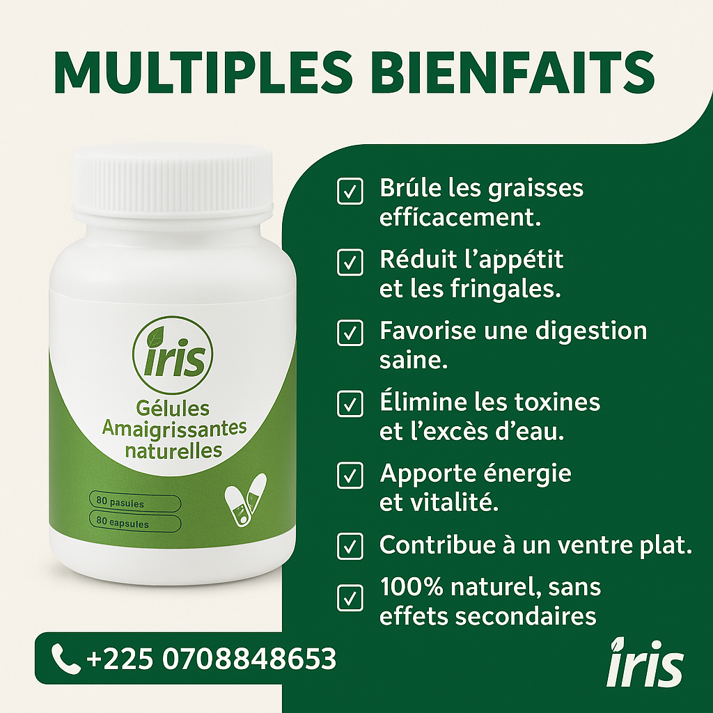 Les Gélules MINCEUR IRIS